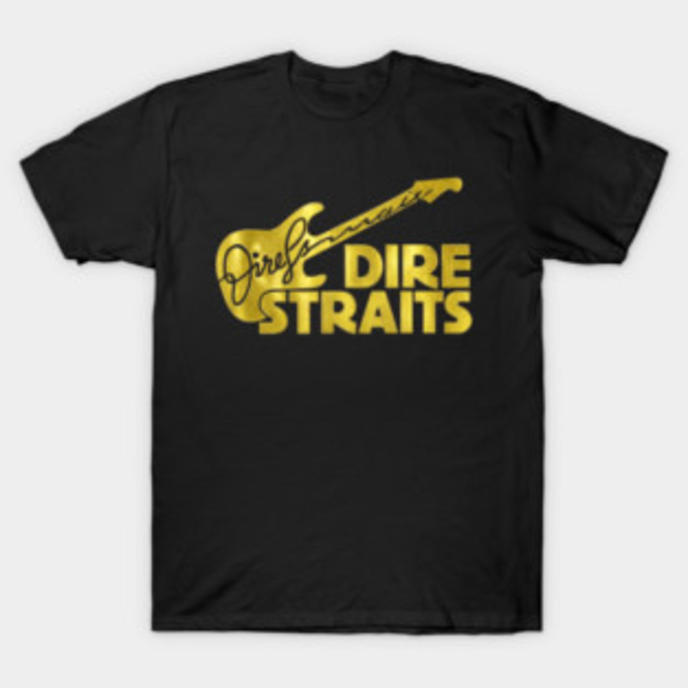 Black Unisex Dire Straits T-Shirt